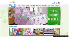 Desktop Screenshot of bedsheetindia.com